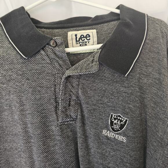 Raiders Lee Sport Golf Polo Gray 2xl *read description* - Picture 6 of 9